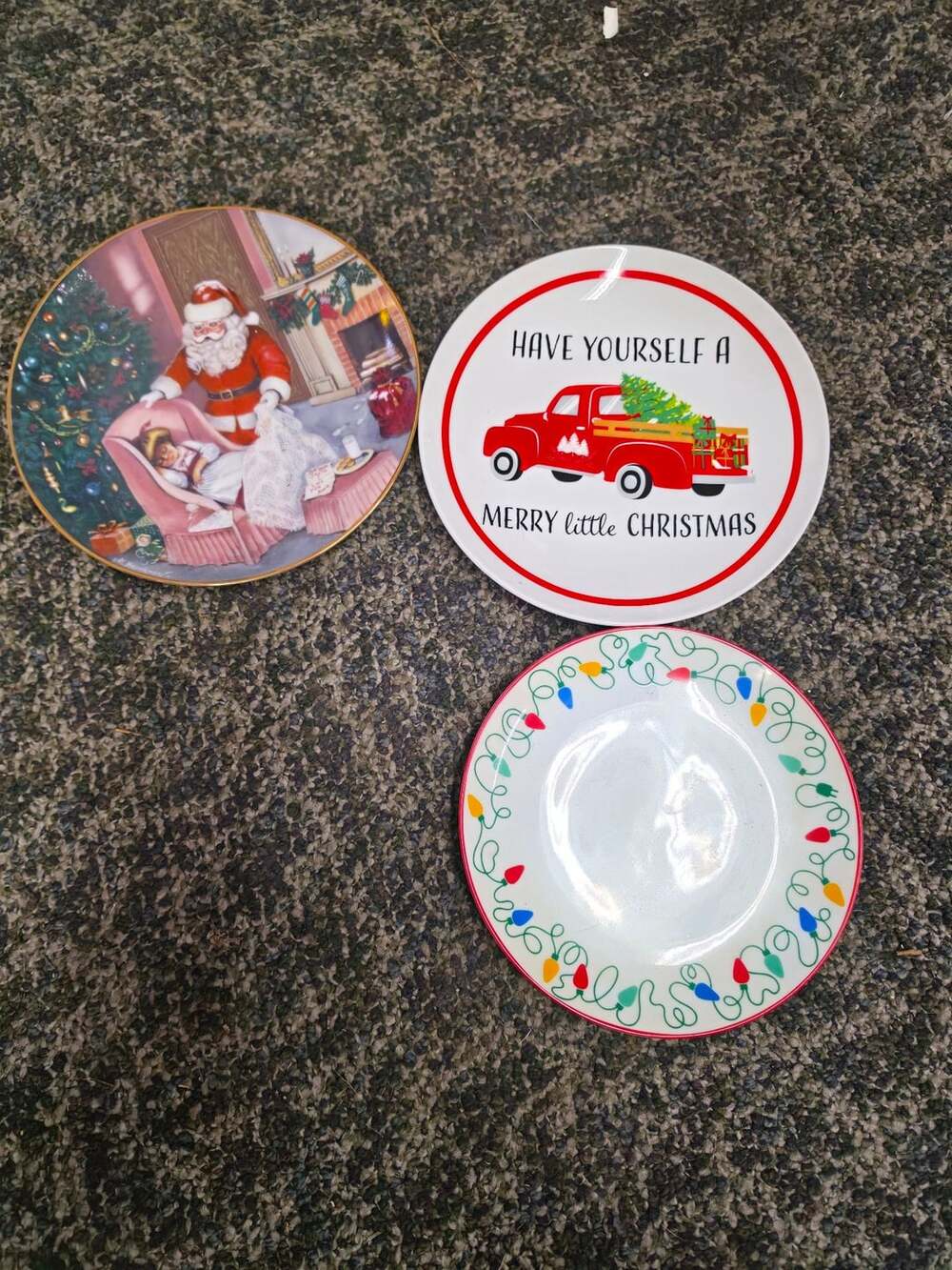 Royal Norfolk Red Truck Christmas Plate